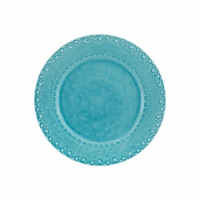 Flora Dinner Plate, Blue cute desktop display