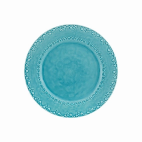 Flora Dinner Plate, Blue mini desktop sculpture