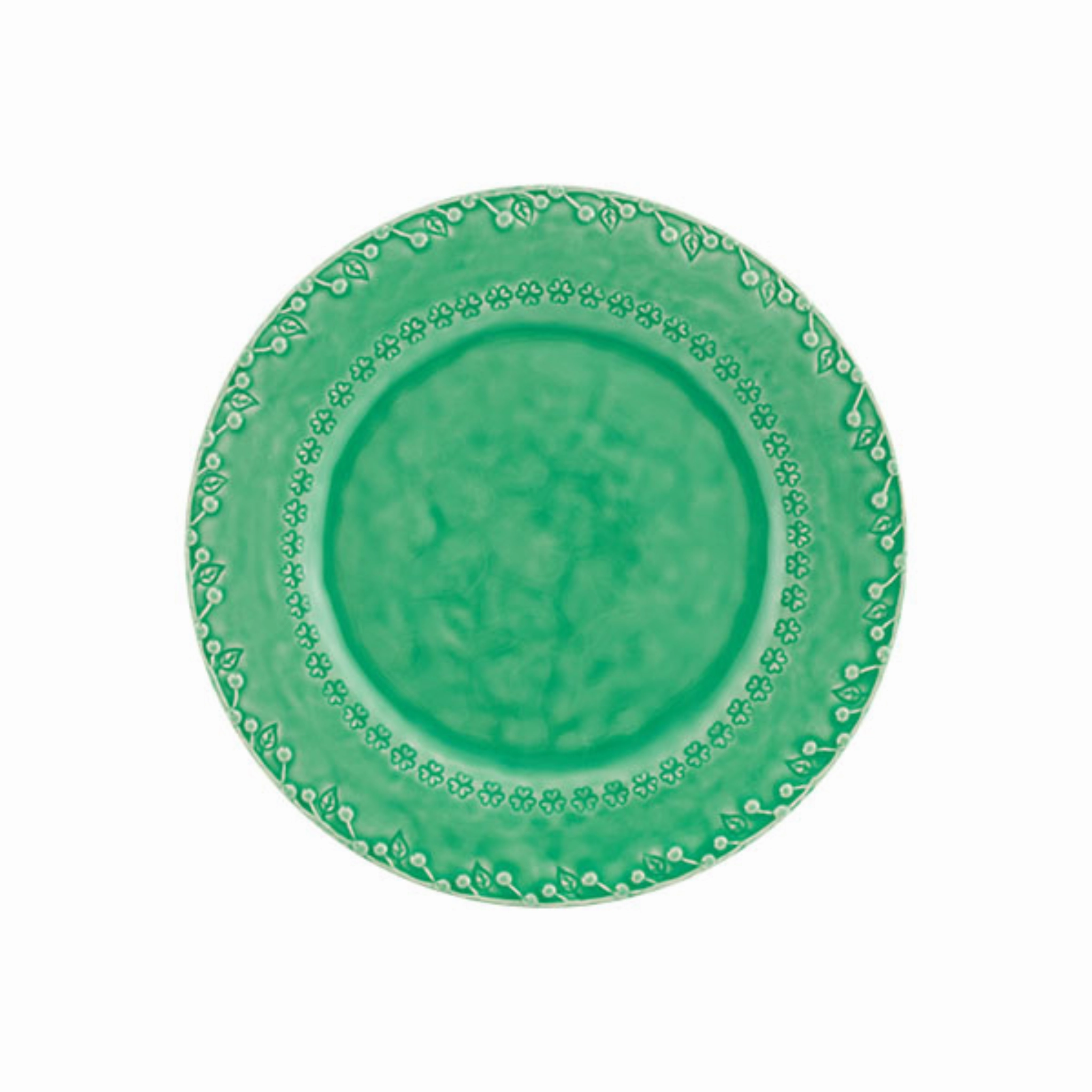 Flora Dinner Plate, Green cute desktop display
