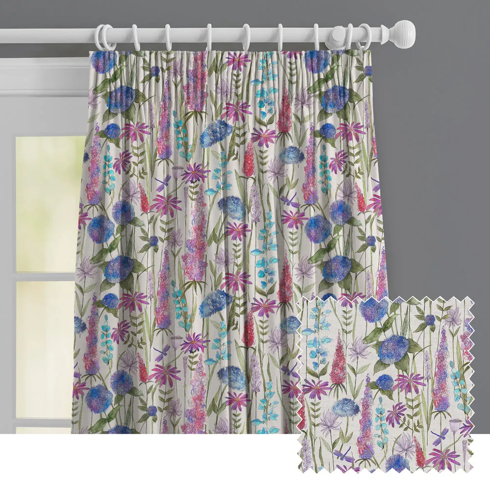 Florabunda Ecru Printed Made to Measure Curtains Bluebell modern fashion rug  