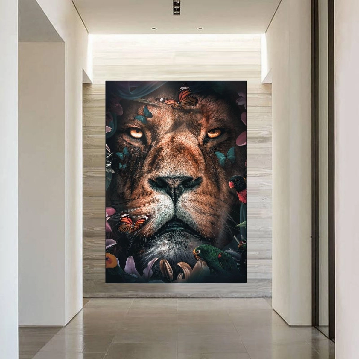 Floral Lion by Zenzdesign 