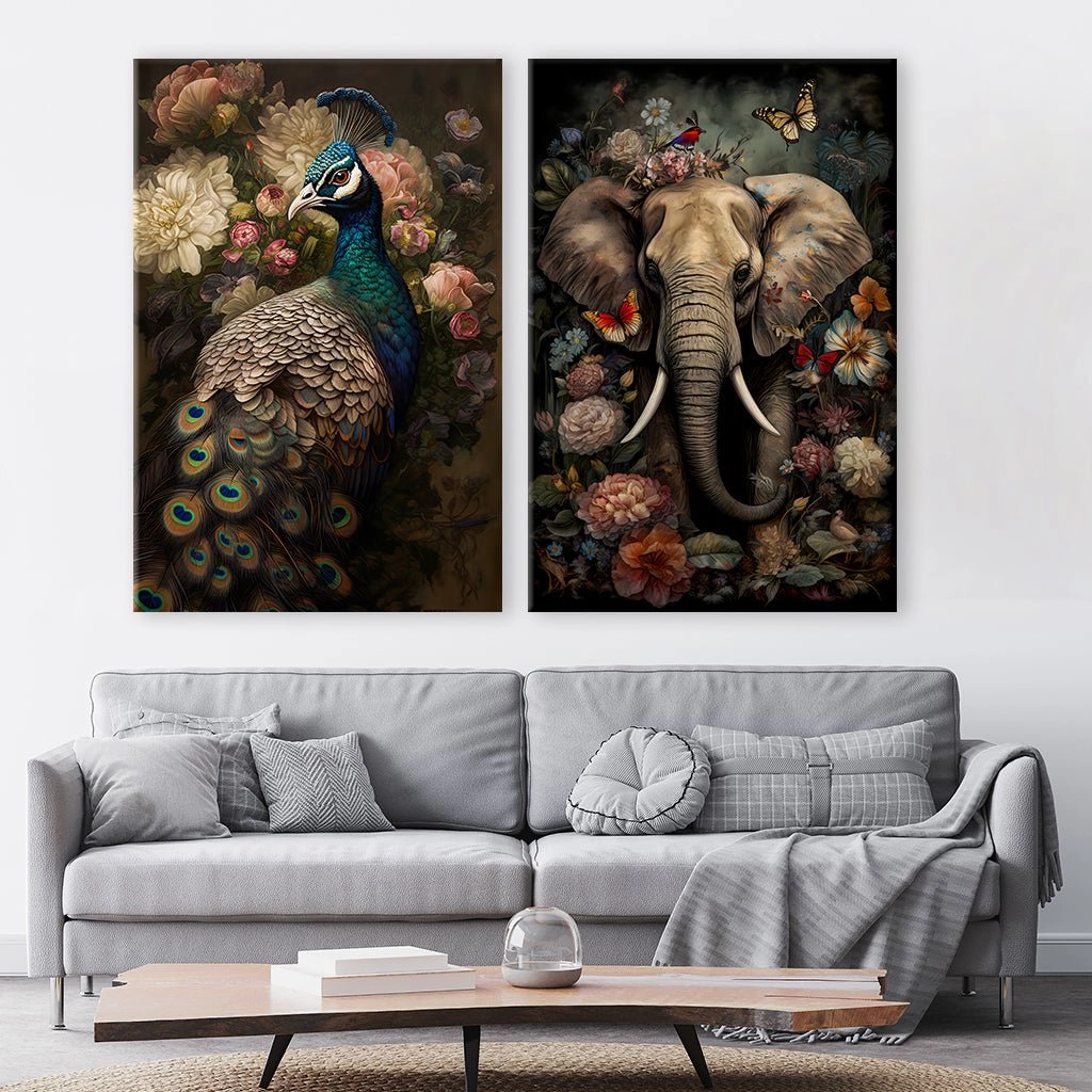 Flower Animals Duo by Himmelmiez 