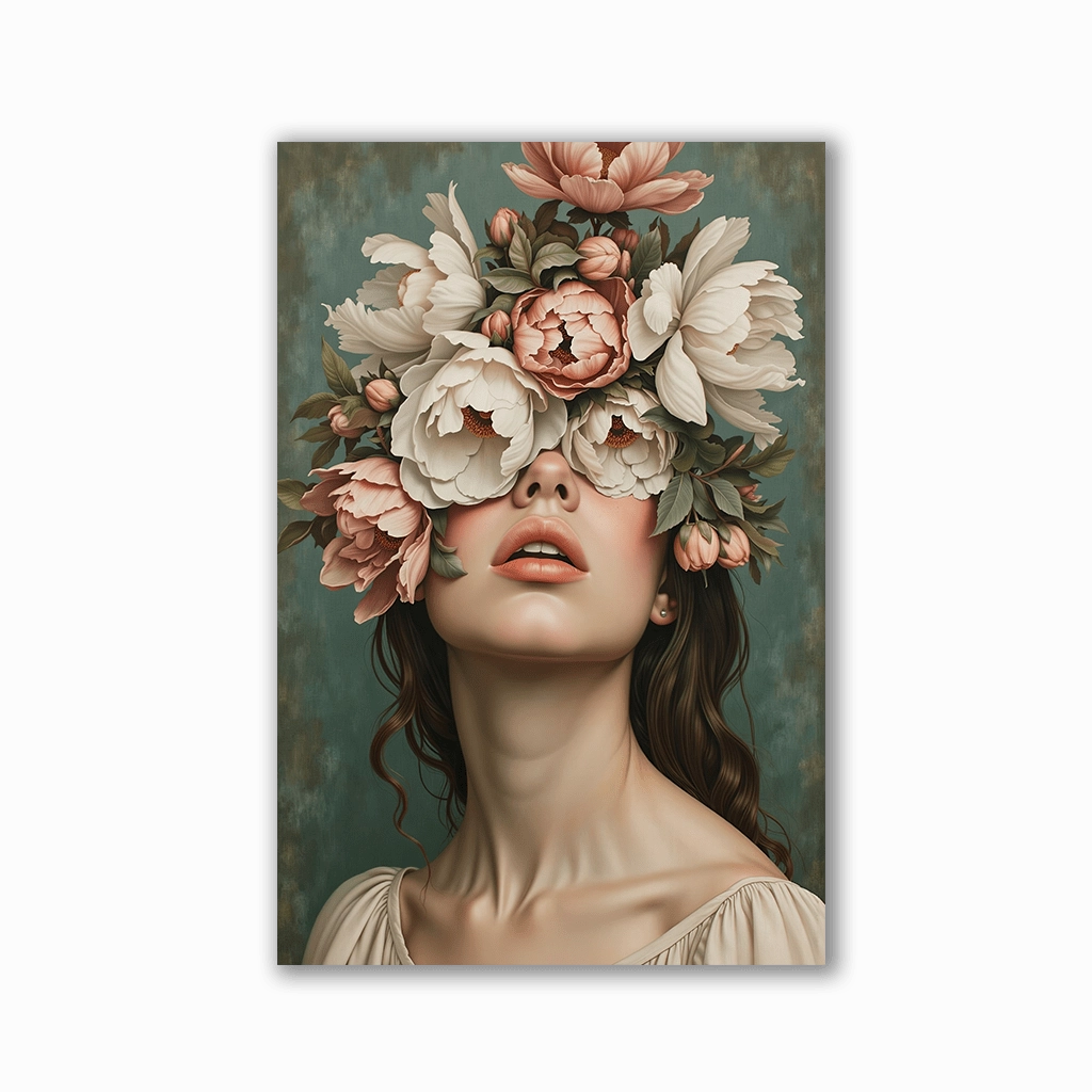 Flower Chic by Adrian Vieriu framed mural artwork