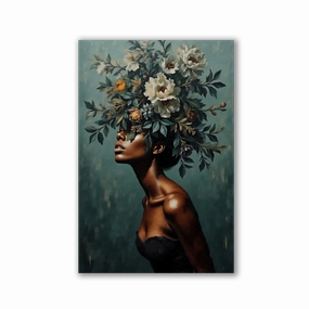 Flower Dream by Adrian Vieriu framed mural artwork