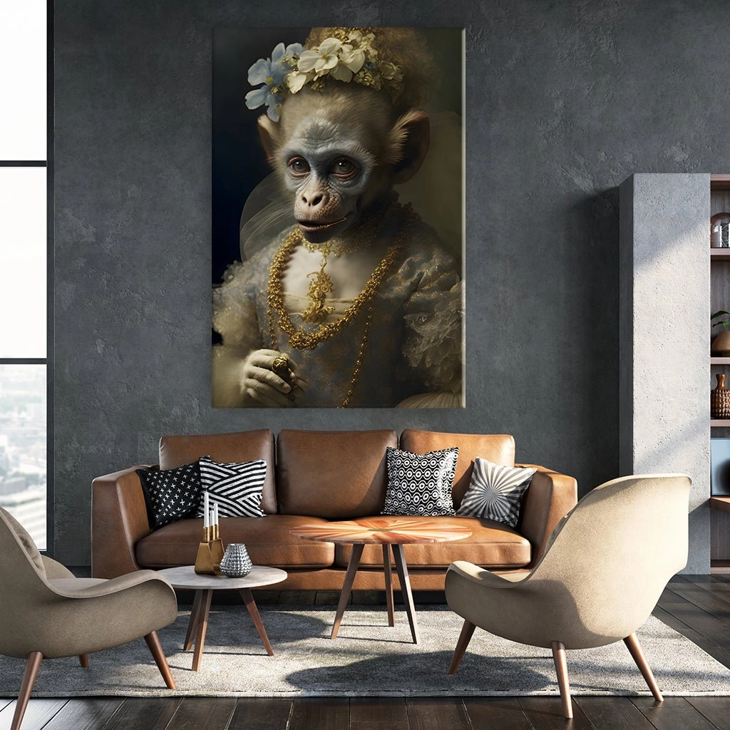 Flower Maiden Monkey by Juliano de Araujo