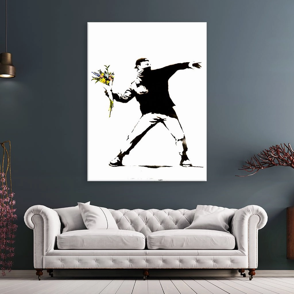 Flower Thrower by Banksy 