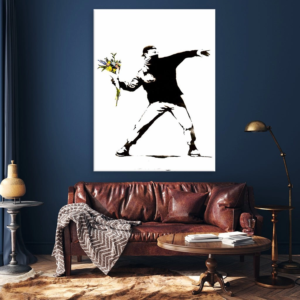 Flower Thrower by Banksy 
