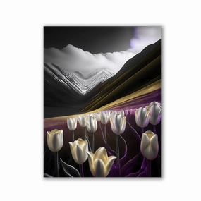 Flowers on Vega by Aldanis framed mural artwork