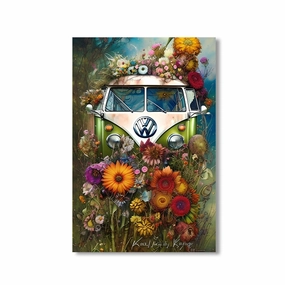 Flowery Bully No1 by Artwerx framed mural artwork