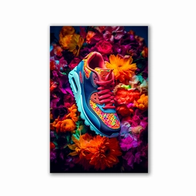 Flowery Max No1 by Himmelmiez framed mural artwork