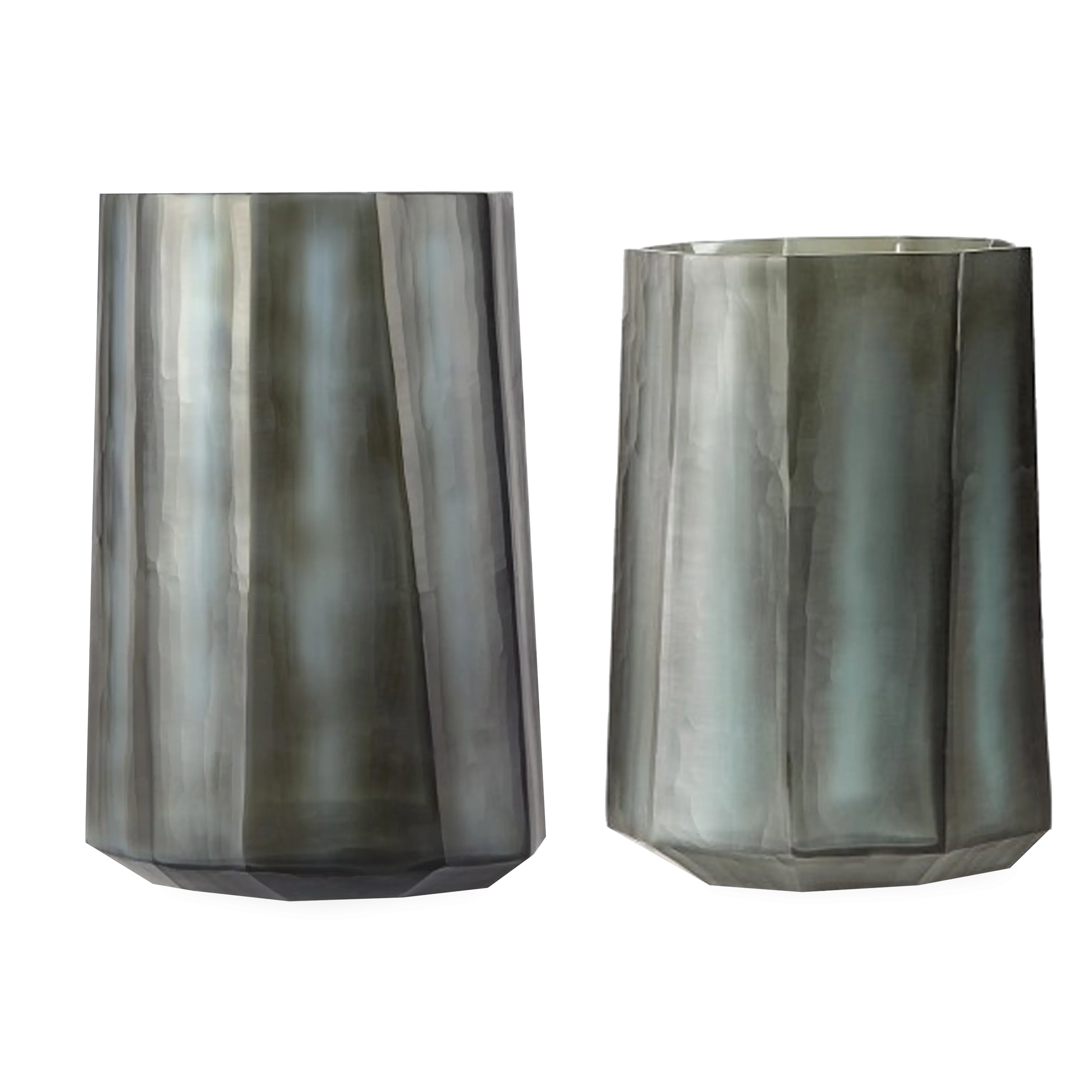 Fluted Glass Vase creative interior decor