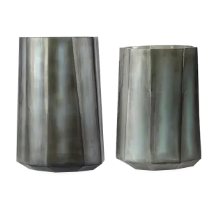 Fluted Glass Vase creative interior decor