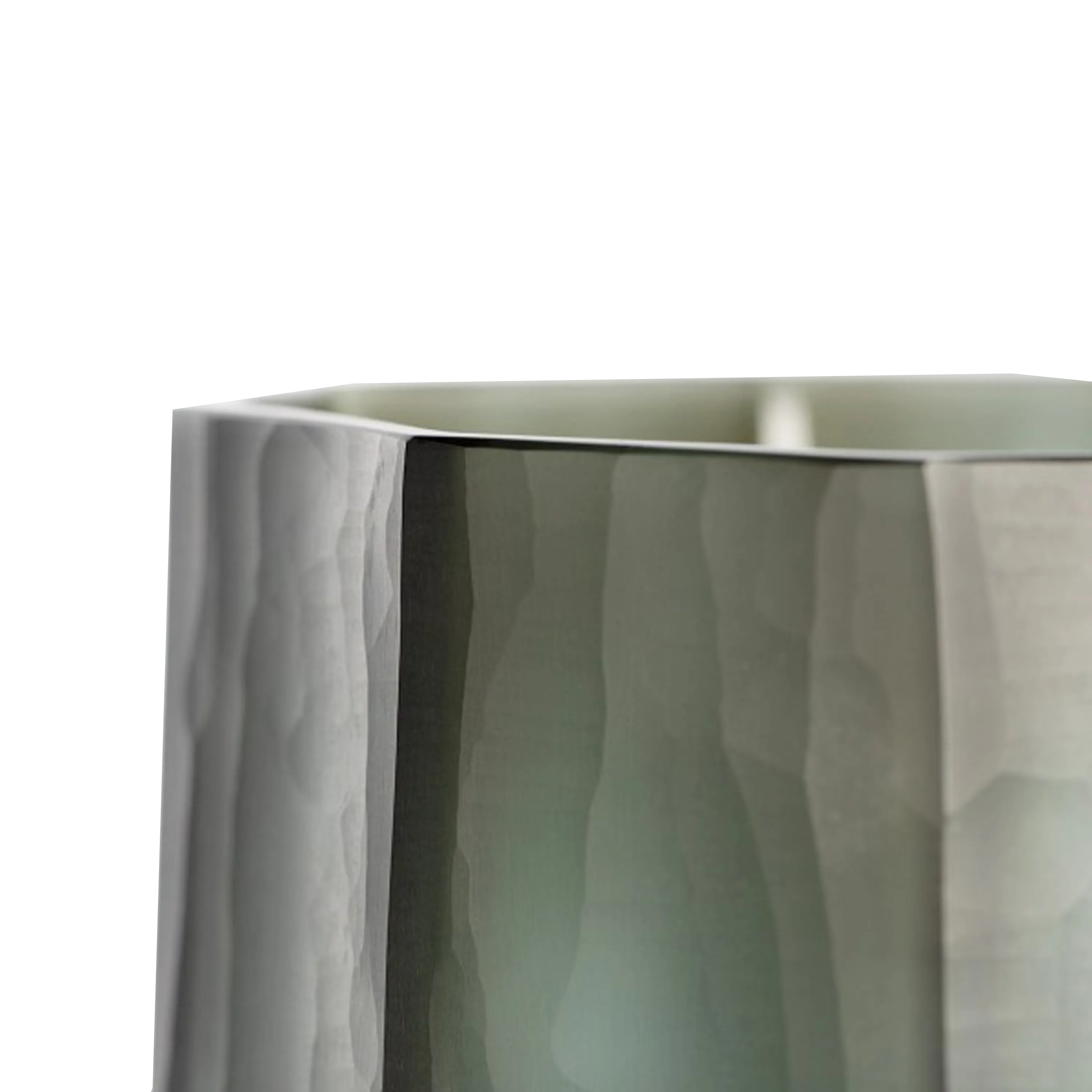 Fluted Glass Vase