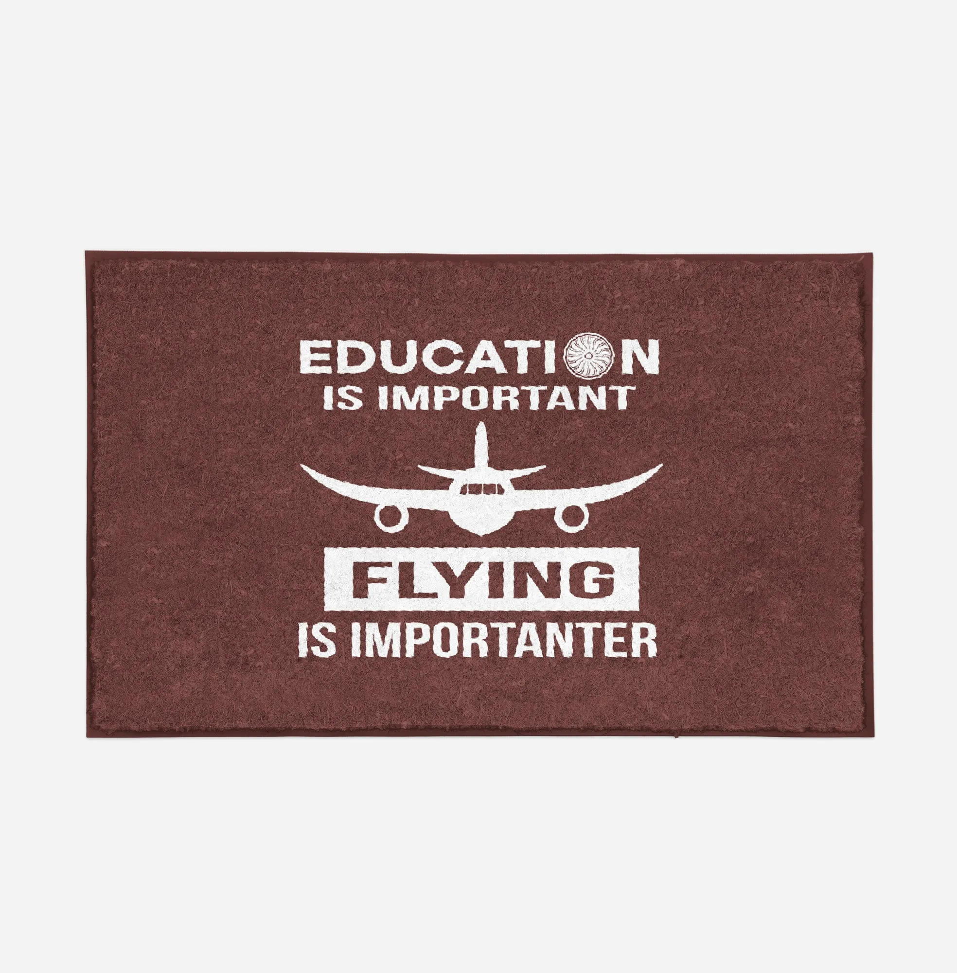 Flying is Importanter Designed Door Mats