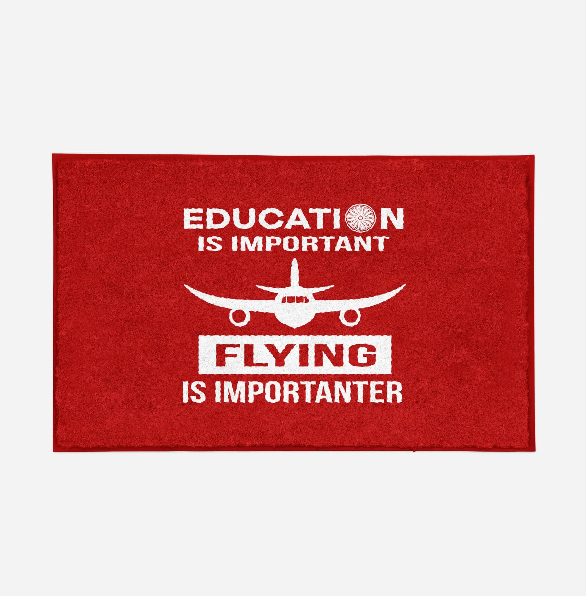 Flying is Importanter Designed Door Mats