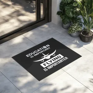 Flying is Importanter Designed Door Mats door entrance rug