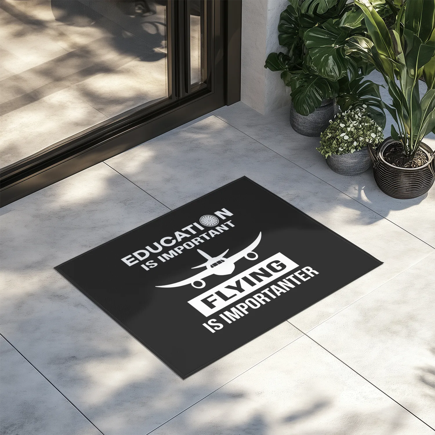 Flying is Importanter Designed Door Mats door entrance rug