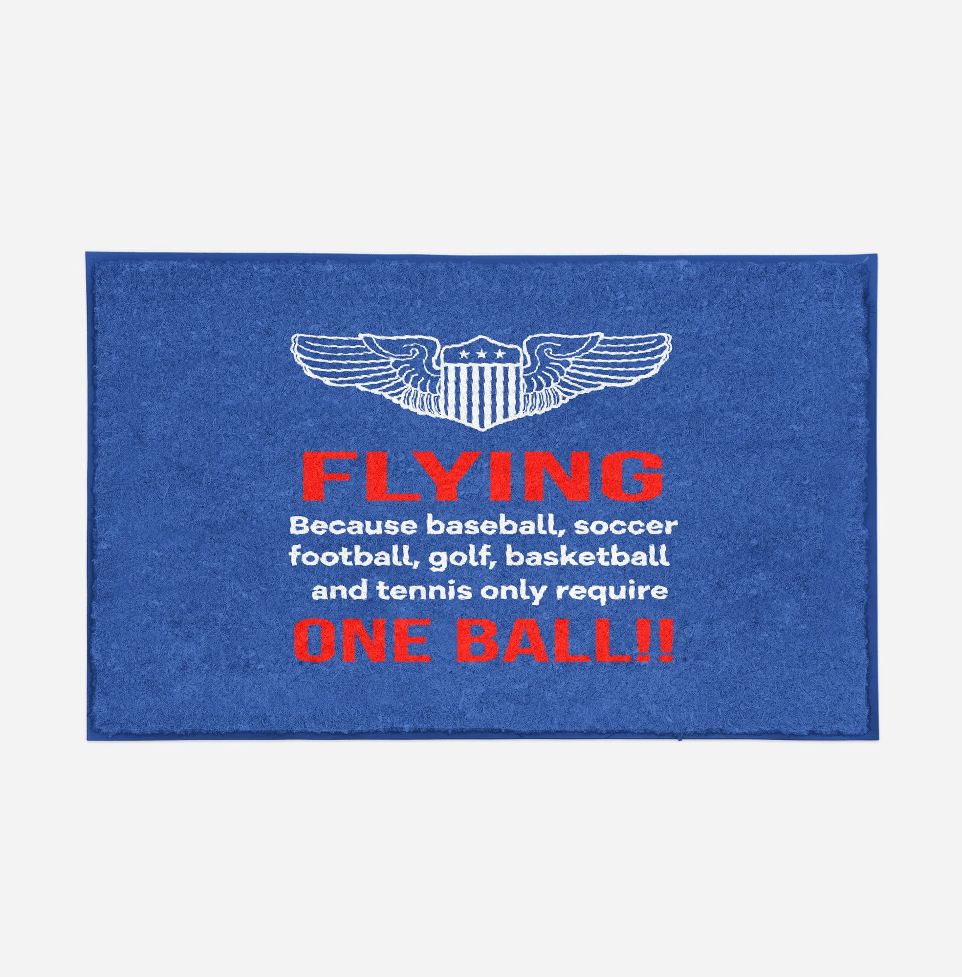Flying One Ball Designed Door Mats