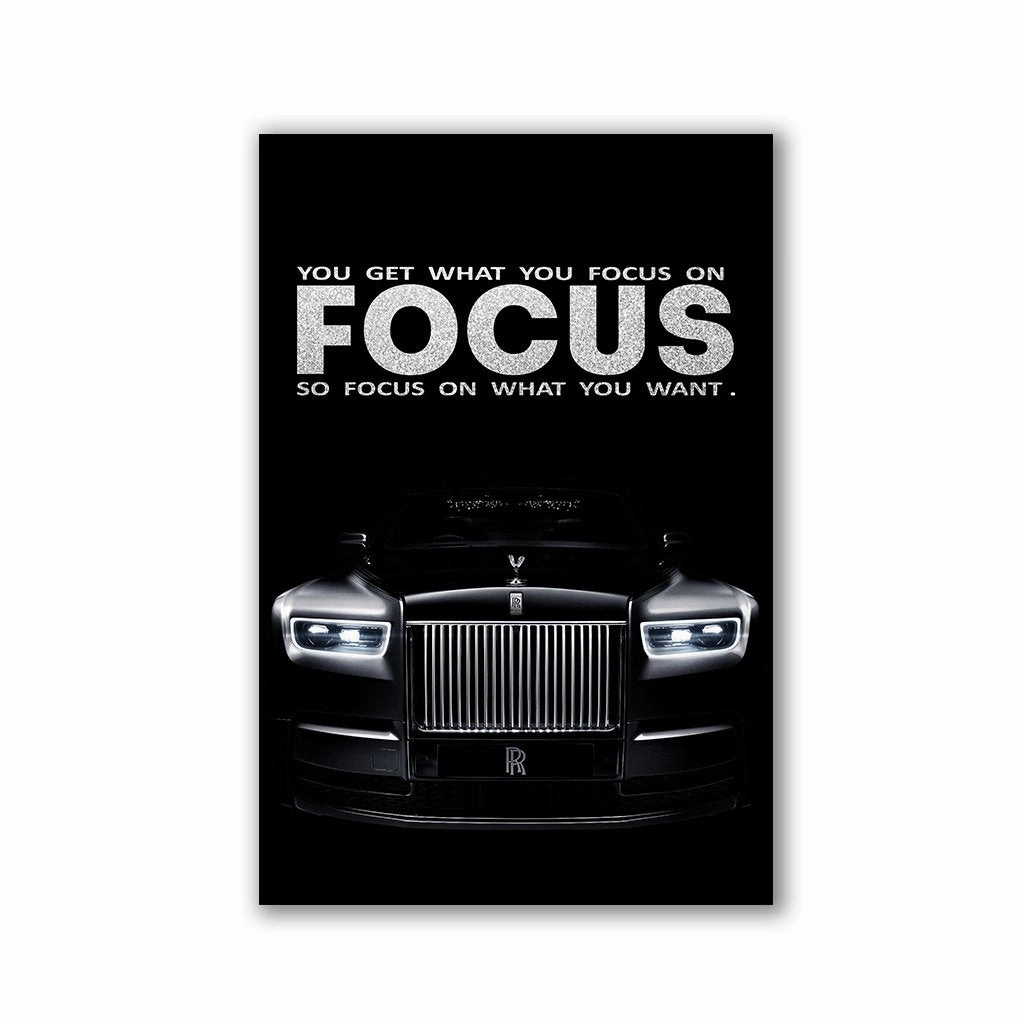 Focus On by Adrian Vieriu framed mural artwork