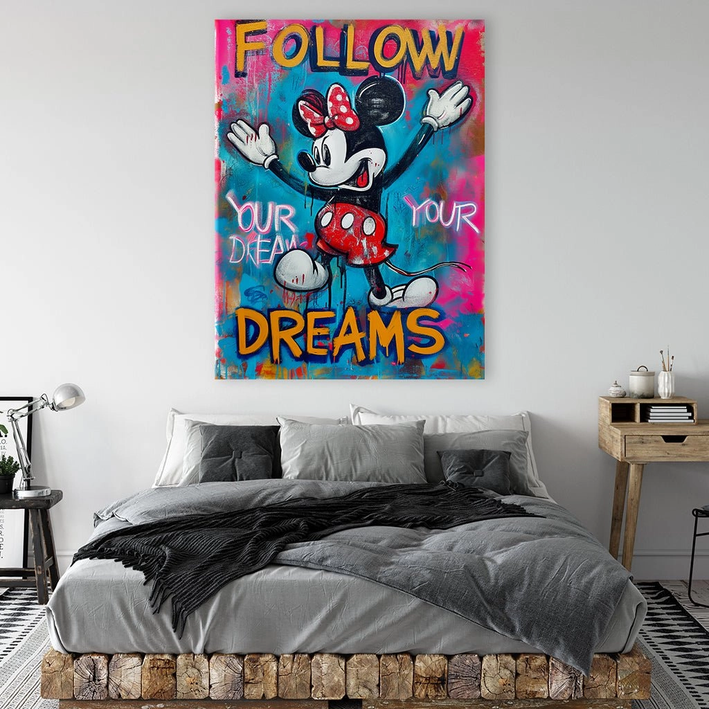 Follow your Dreams Minnie by Frank Daske