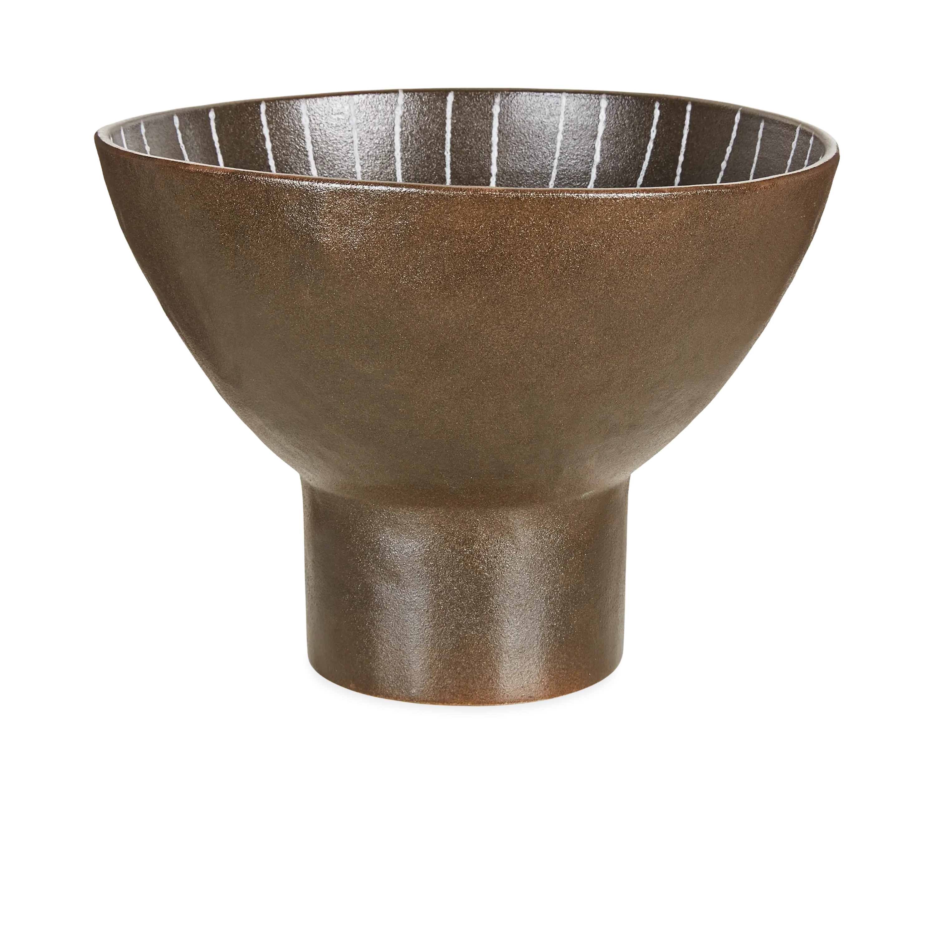 Footed Stoneware Bowl