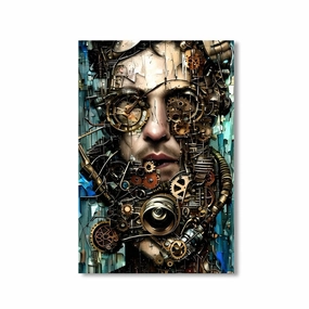 Forged in Steampunk by Artwerx framed mural artwork