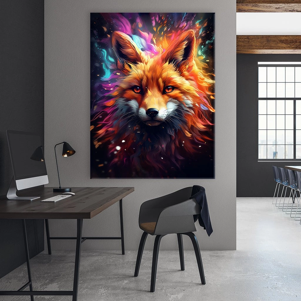 Fox Abstract by Zenzdesign 