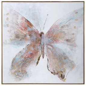 Free Flying Hand Painted Canvas artistic wall mural