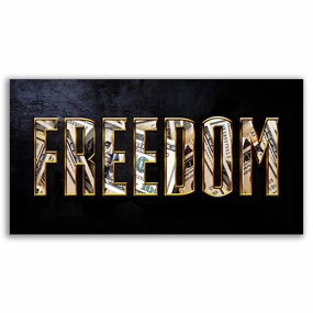 Freedom by David Drake framed mural artwork