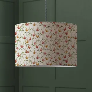 Fresia Eva Printed Lamp Shade Linen chic floor carpet  