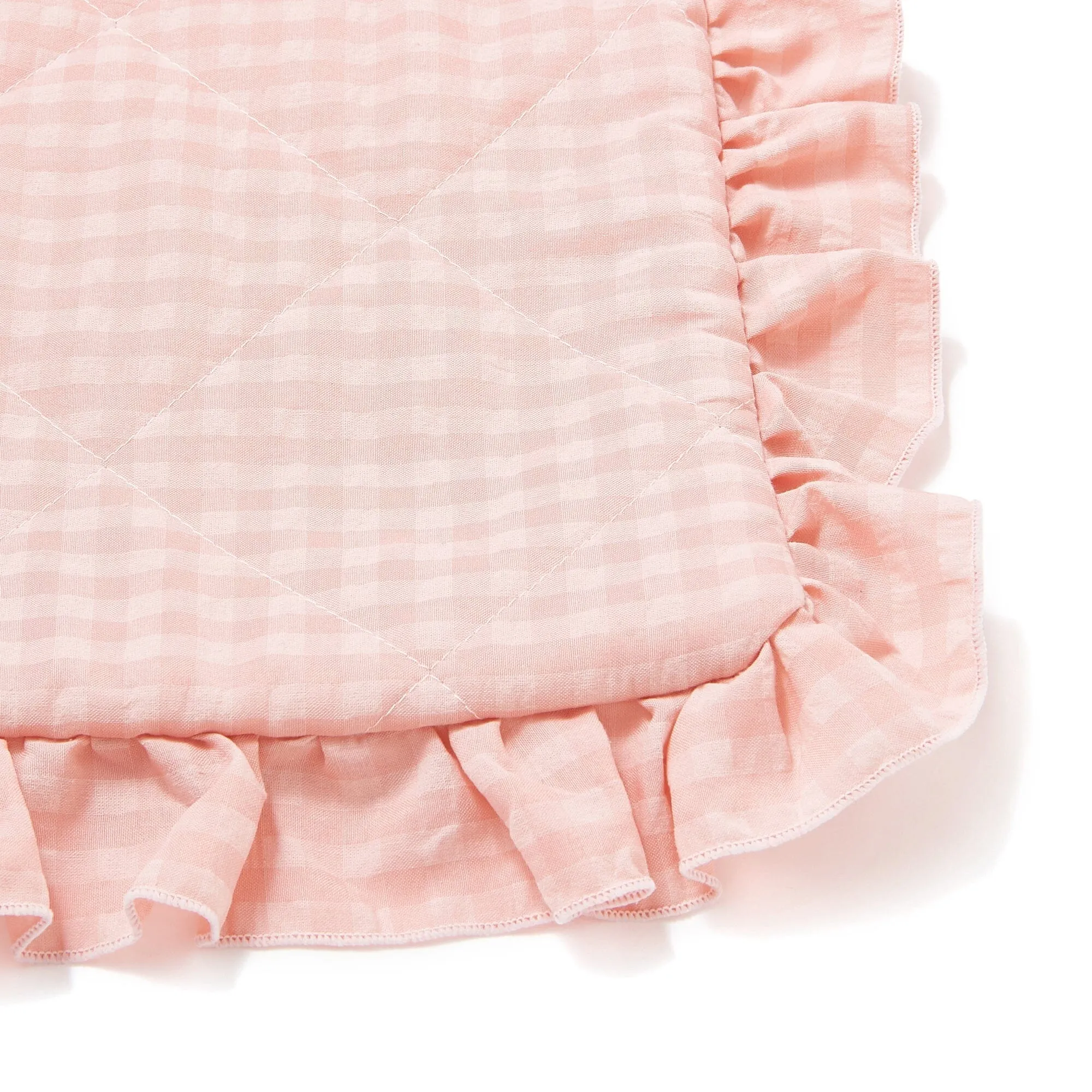 Frill Check Leisure Sheet 14001000 Pink