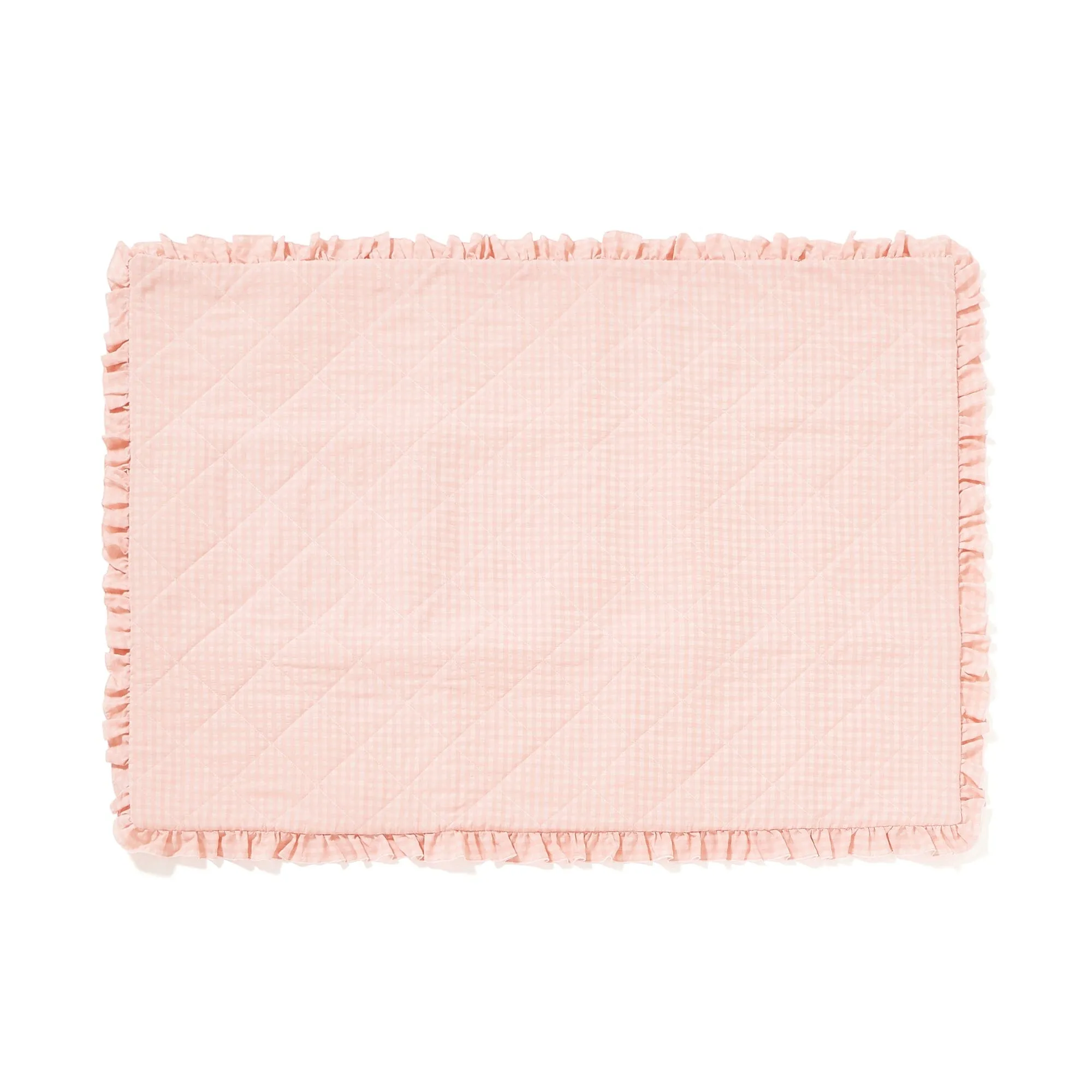 Frill Check Leisure Sheet 14001000 Pink