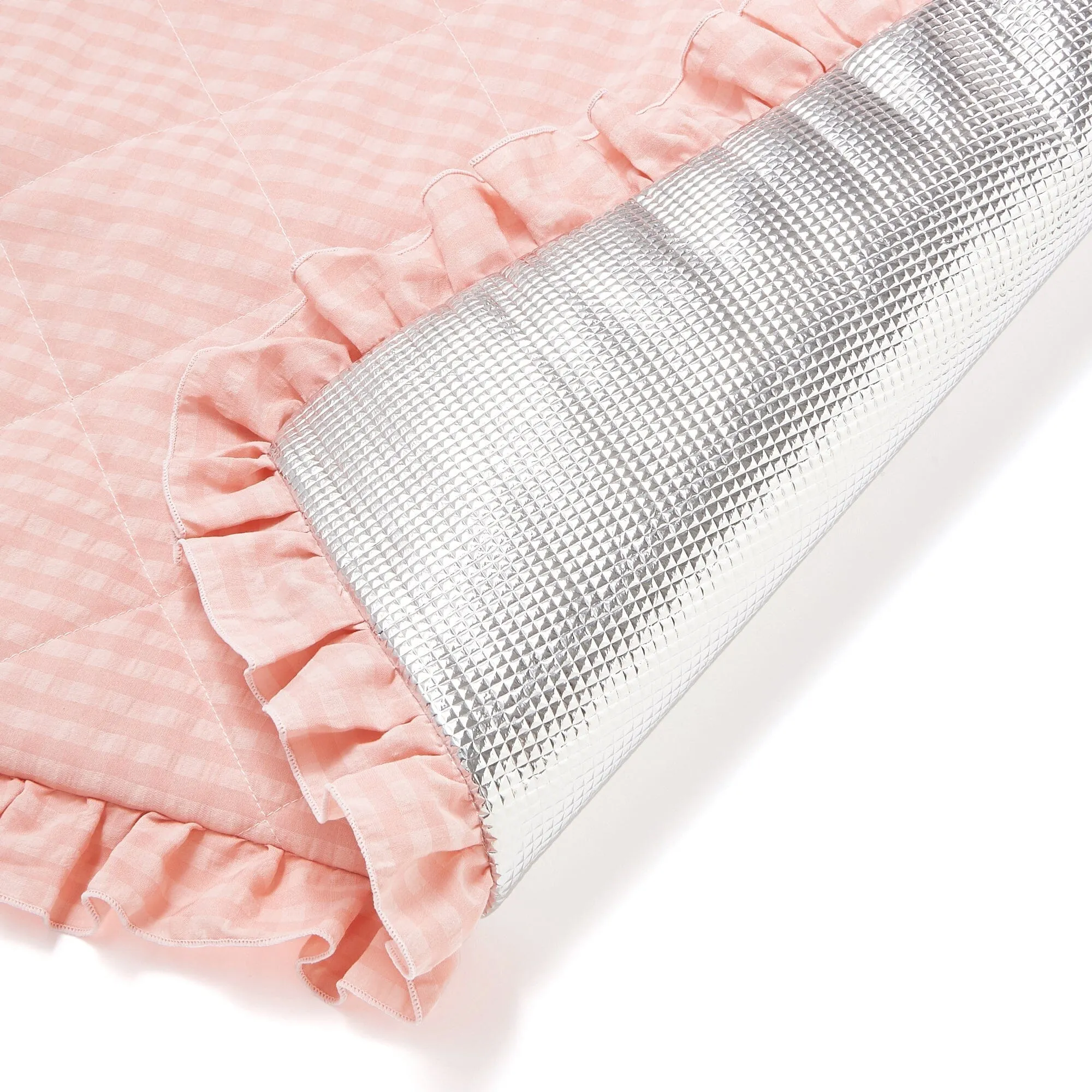 Frill Check Leisure Sheet 14001000 Pink