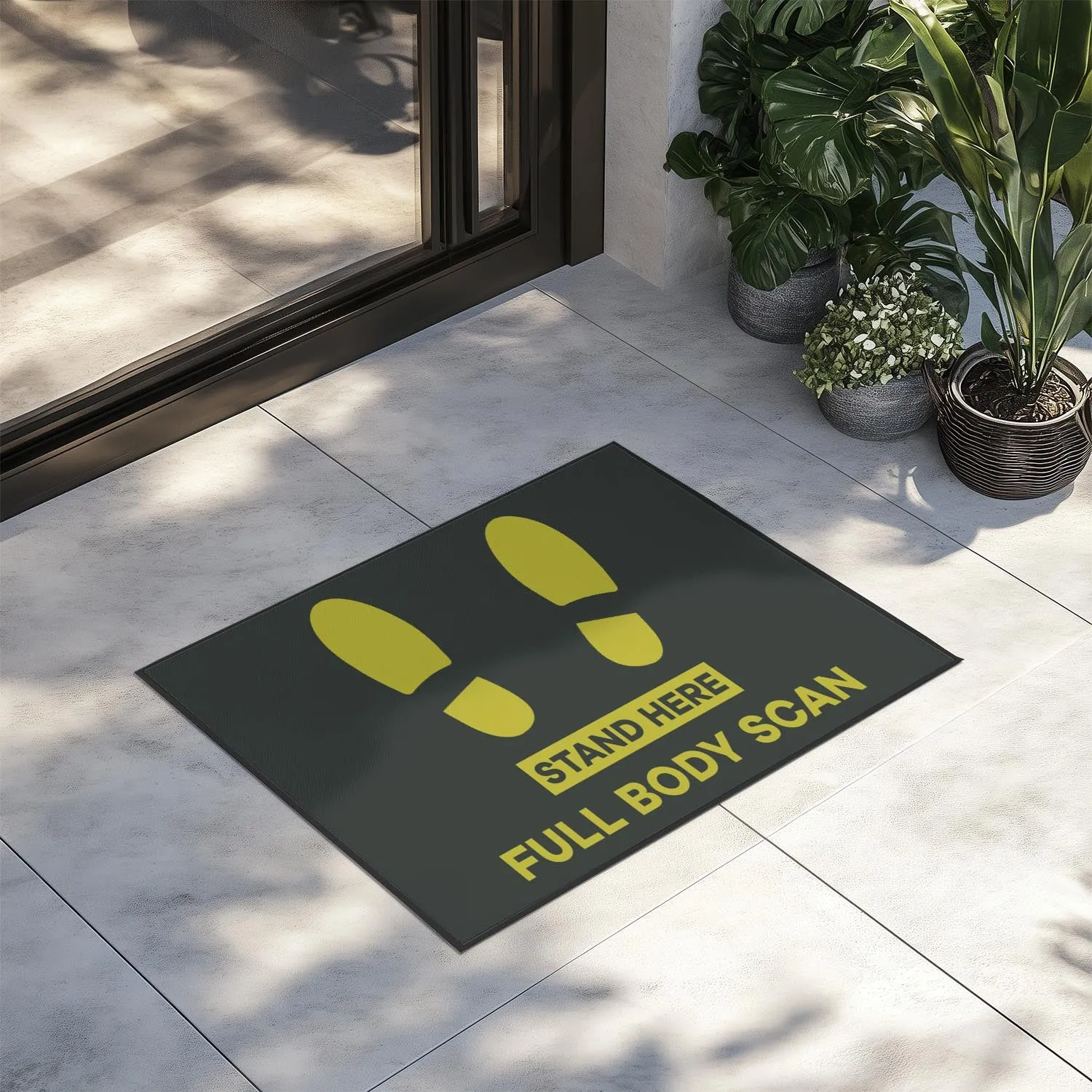 Full Body Scan Designed Door Mats door entrance rug