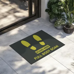 Full Body Scan Designed Door Mats door entrance rug