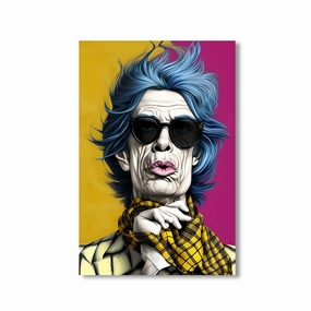 Funky Mick by Artwerx framed mural artwork