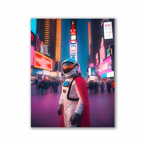 Future Late Night by Iconica framed mural artwork