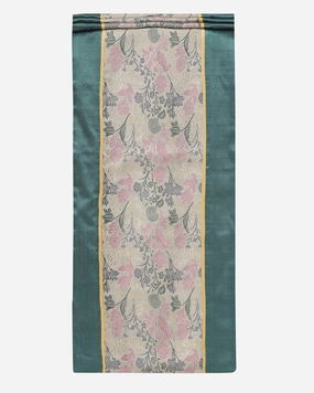 Gael Satin Brocade Silk Table Runner ceramic table ornament