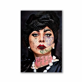 Gaga No1 by Zuppini framed mural artwork