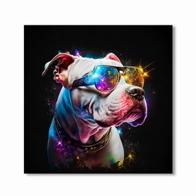 Galaxy Dogo Argentino by Himmelmiez framed mural artwork
