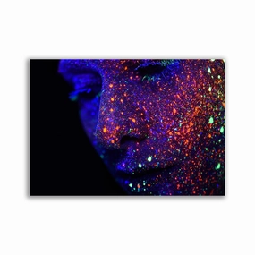 Galaxy Woman framed mural artwork