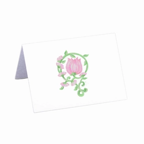 Garden and Vine Pink Place Cards cute desktop display