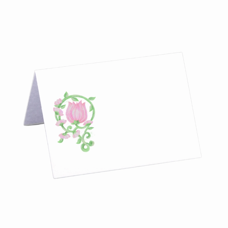 Garden and Vine Pink Place Cards