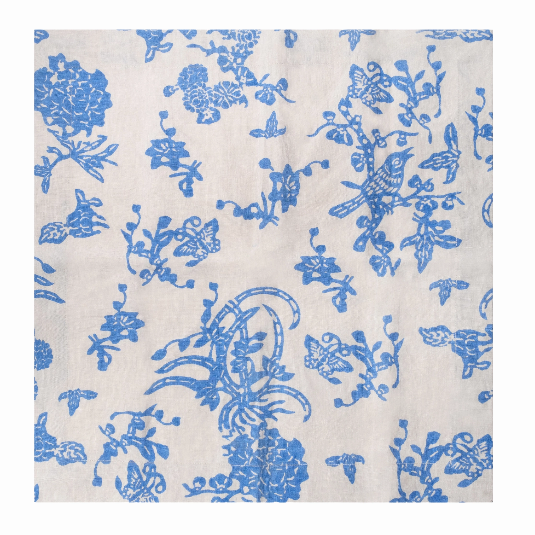 Garden Print Napkin, Blue, Set of Two