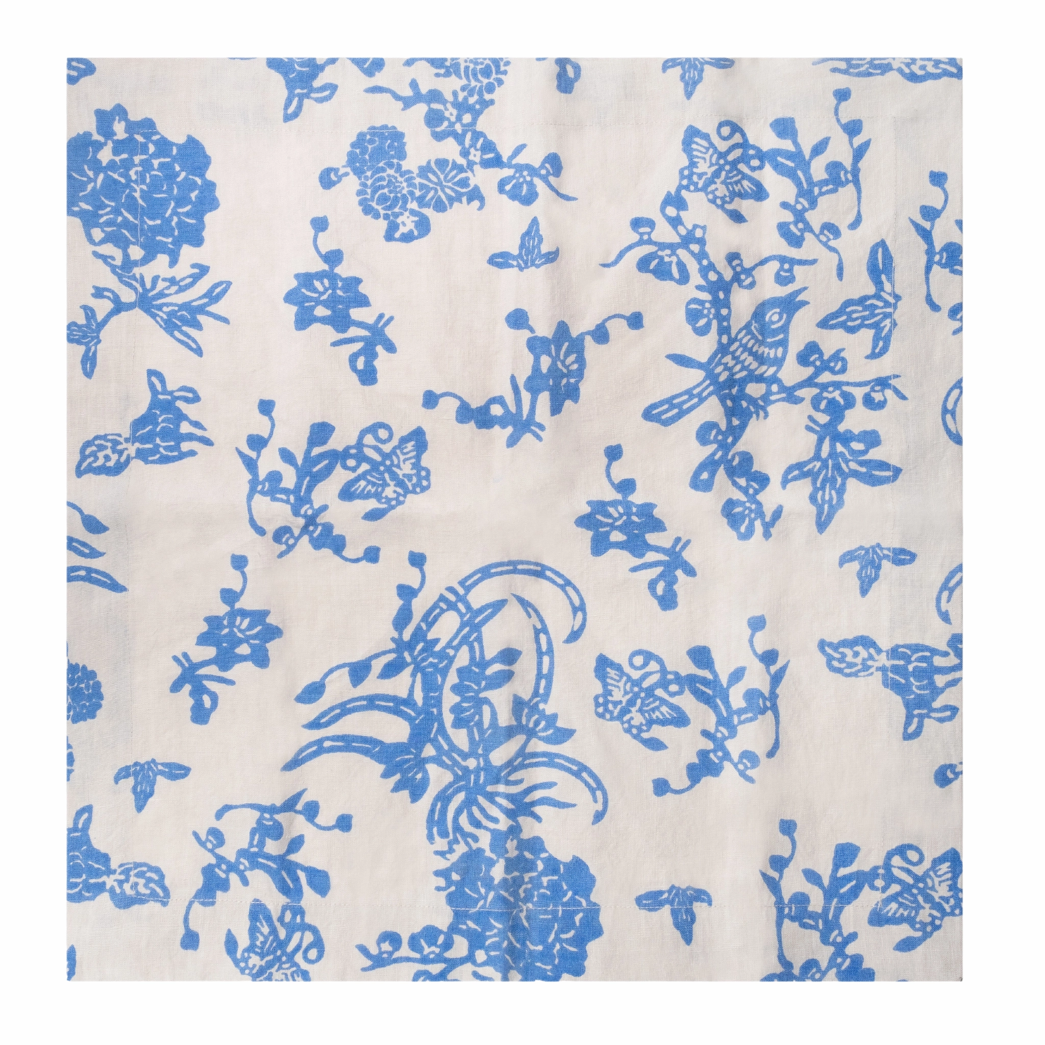 Garden Print Napkin, Blue, Set of Two