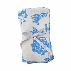 Garden Print Napkin, Blue, Set of Two cute desktop display