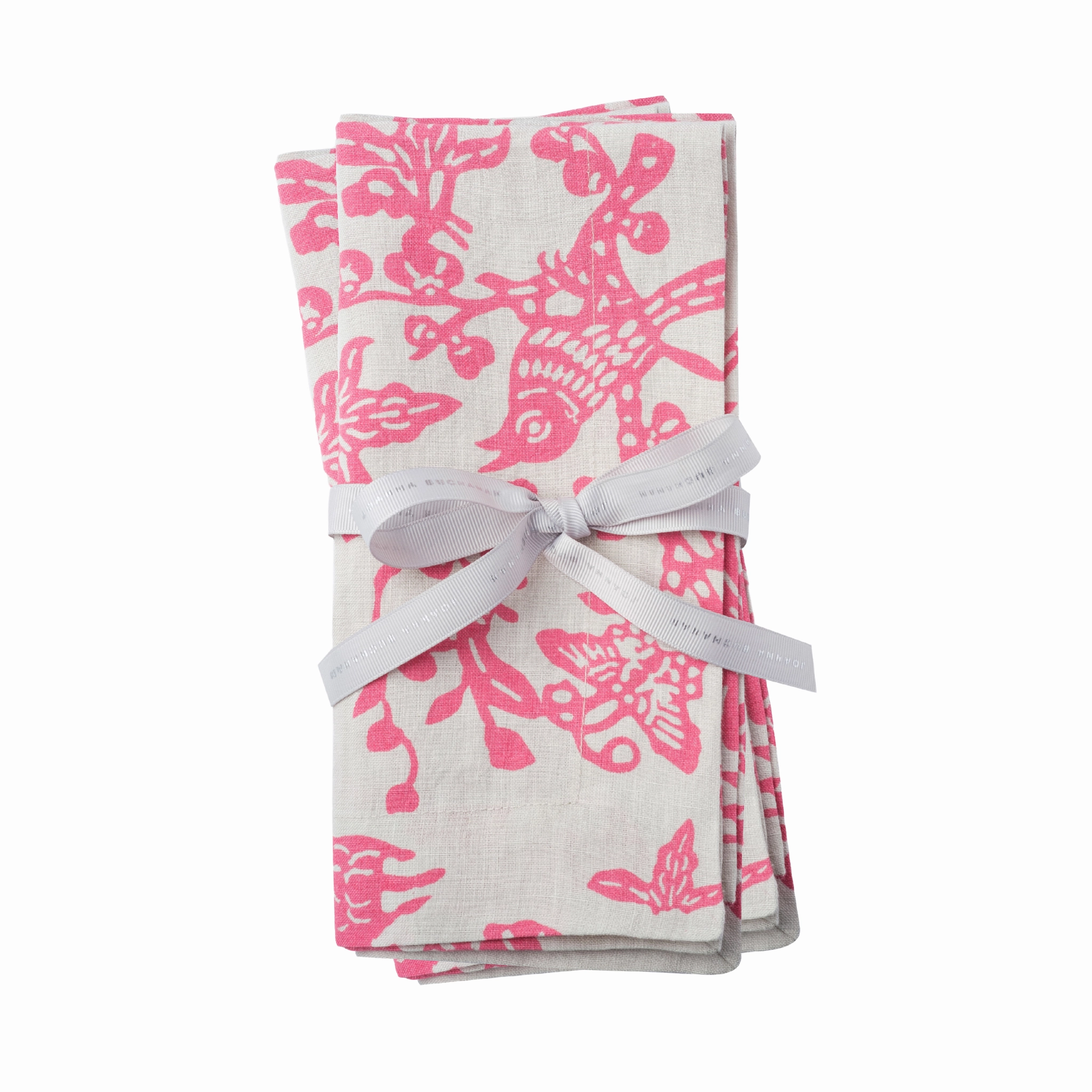 Garden Print Napkin, Pink, Set of Two cute desktop display