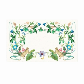 Garden Tea Place Cards mini desktop sculpture