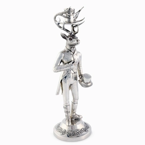 Gentleman Elk Tall Candlestick cute desktop display