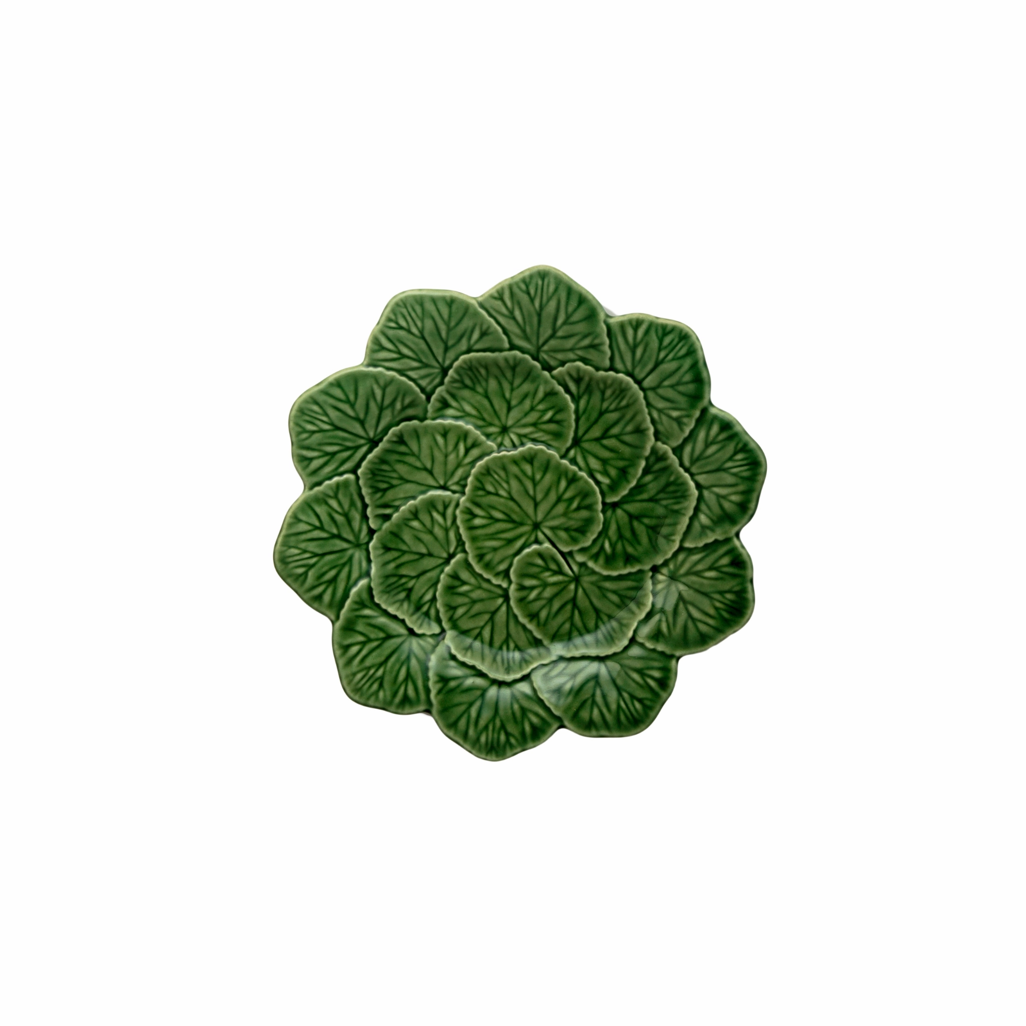 Geranium Fruit Plate, Green cute desktop display